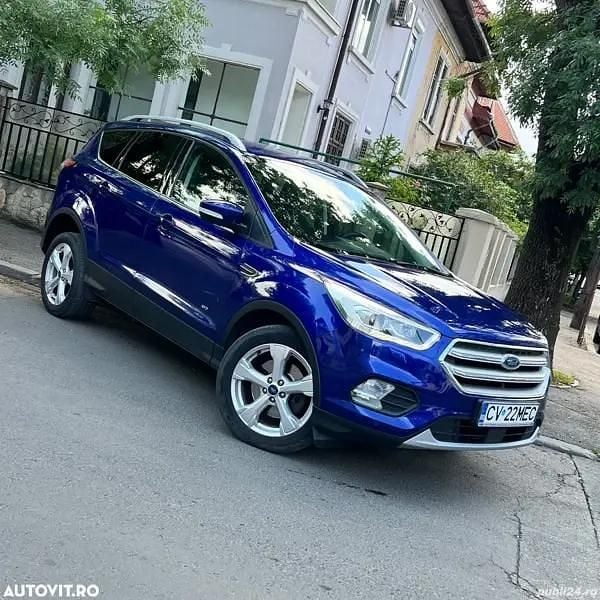 Albastru Second-hand 2017 Ford Kuga Titanium SUV | 13.200 EUR (Preț OK) - Imagine 1/4