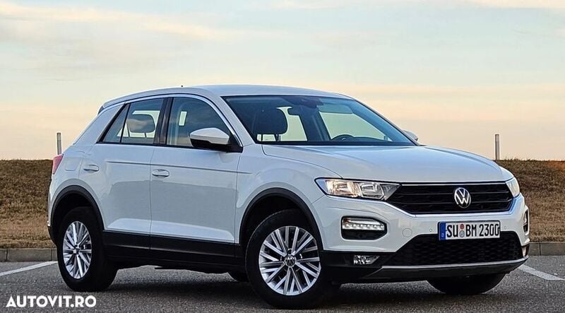 Alb Utilizat 2021 VW T-Roc Style SUV | 15.490 EUR (Super Preț) - Imagine 1/4