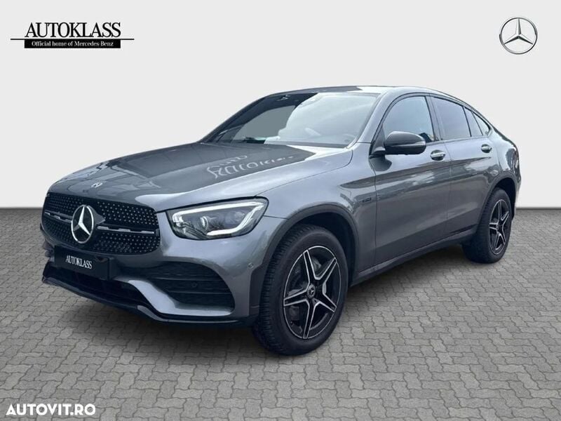 Gri Utilizat 2021 Mercedes GLC300e Coupe | 53.382 EUR (Preț bun) - Imagine 1/4