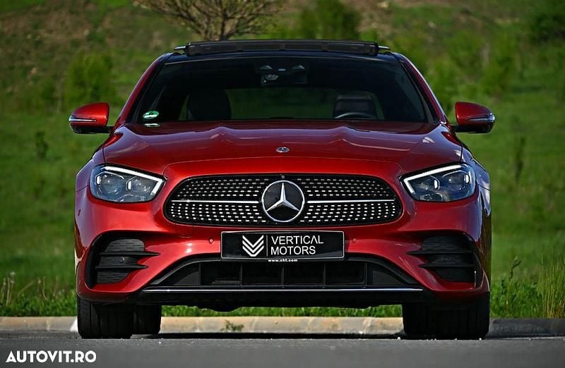 Rosu Utilizat 2021 Mercedes E300 AMG line Berlinǎ | 35.998 EUR (Preț OK) - Imagine 1/4