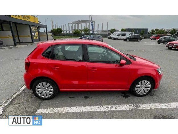 Second-hand VW Polo 85 CP (62 kW) 2010 Rosu Hatchback