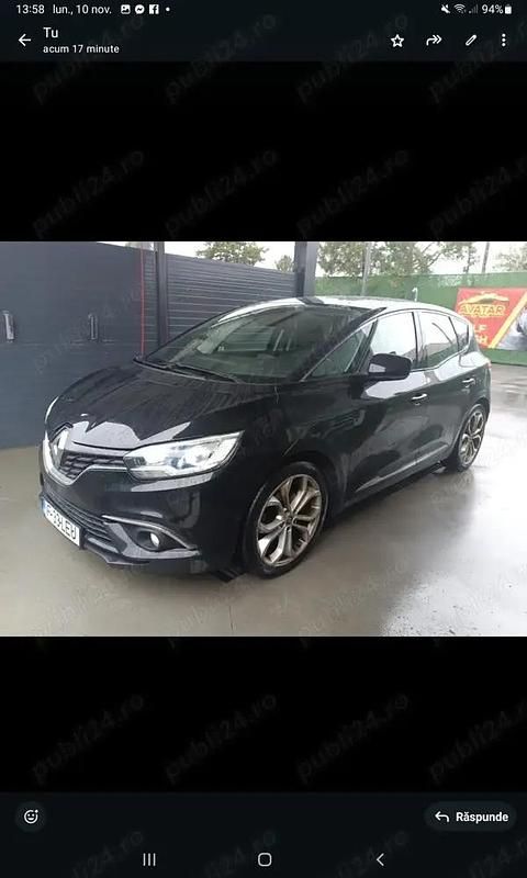 Negru Utilizat 2018 Renault Scénic IV Monovolum | 9.200 EUR (Preț OK) - Imagine 1/4