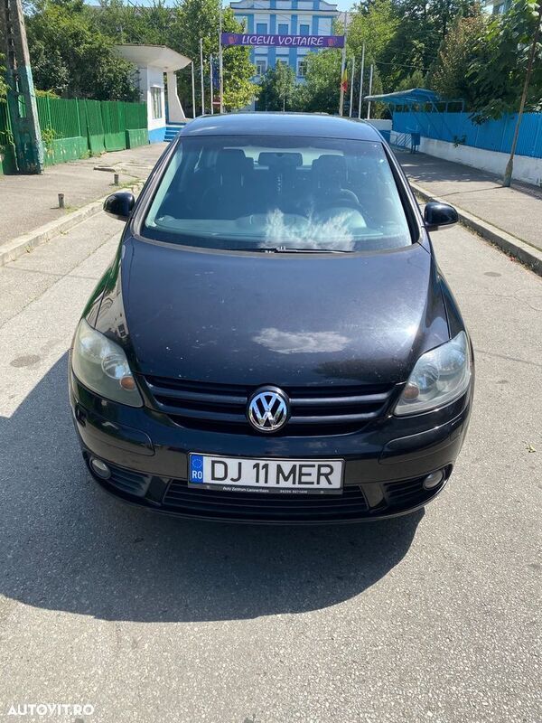 Negru Utilizat 2006 VW Golf Plus Cross Sportline Monovolum | 3.099 EUR - Imagine 1/4