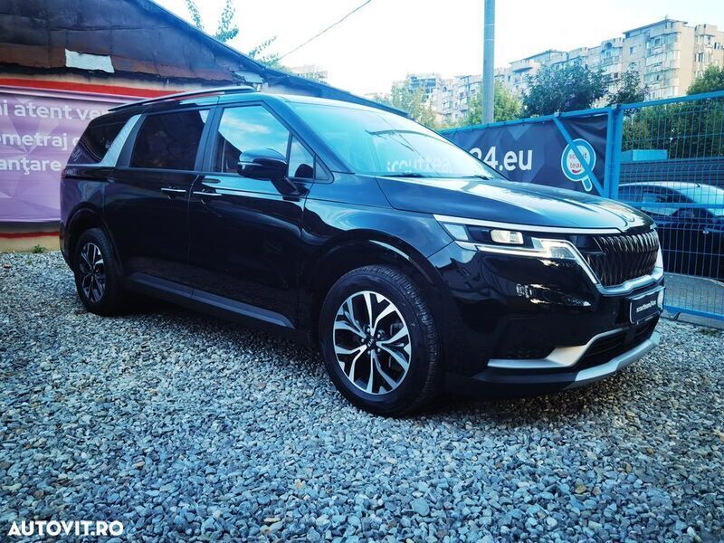 Negru Utilizat 2021 Kia Carnival Monovolum | 34.990 EUR - Imagine 1/4