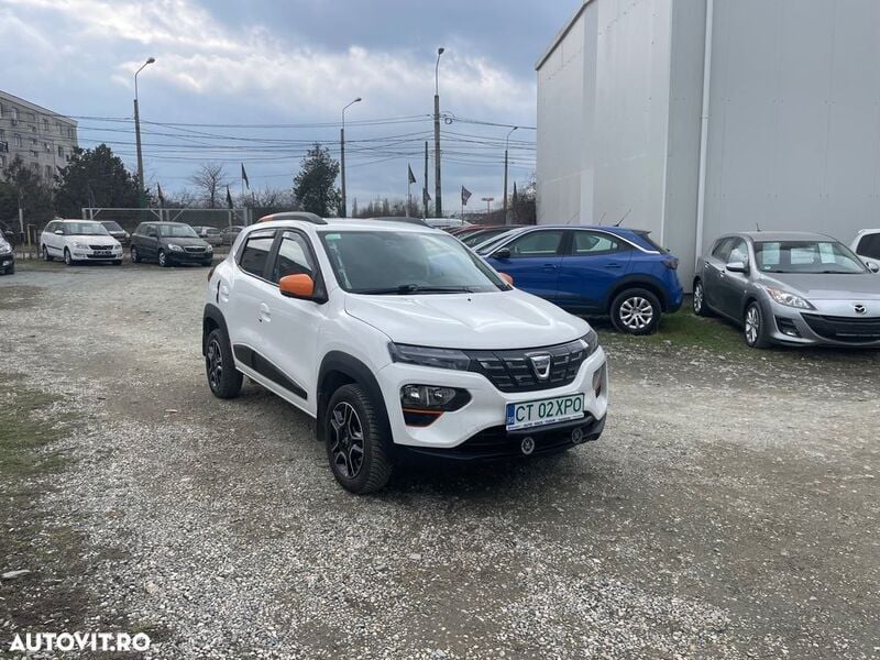 Alb Utilizat 2021 Dacia Spring Hatchback | 9.950 EUR (Puțin scump) - Imagine 1/4