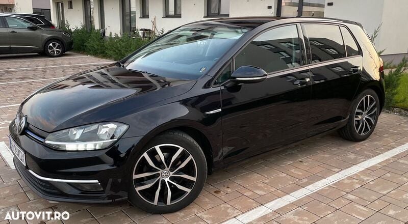 Negru Utilizat 2019 VW Golf VII Highline Hatchback | 11.990 EUR (Super Preț) - Imagine 1/4