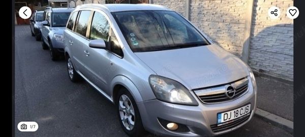 Argintiu Utilizat 2009 Opel Zafira Monovolum | 2.800 EUR (Preț OK) - Imagine 1/4