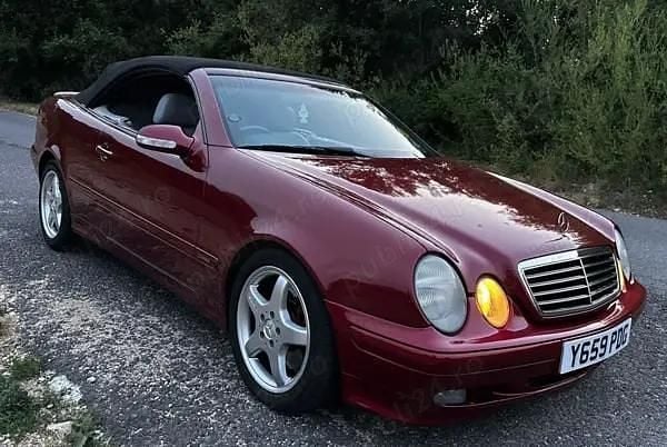 Rosu Utilizat 2001 Mercedes CLK430 Elegance Coupe | 4.250 EUR - Imagine 1/4