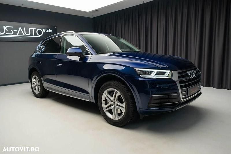 Culoarealbastru Second-hand 2019 Audi Q5 Sport SUV | 34.900 EUR (Puțin scump) - Imagine 1/4