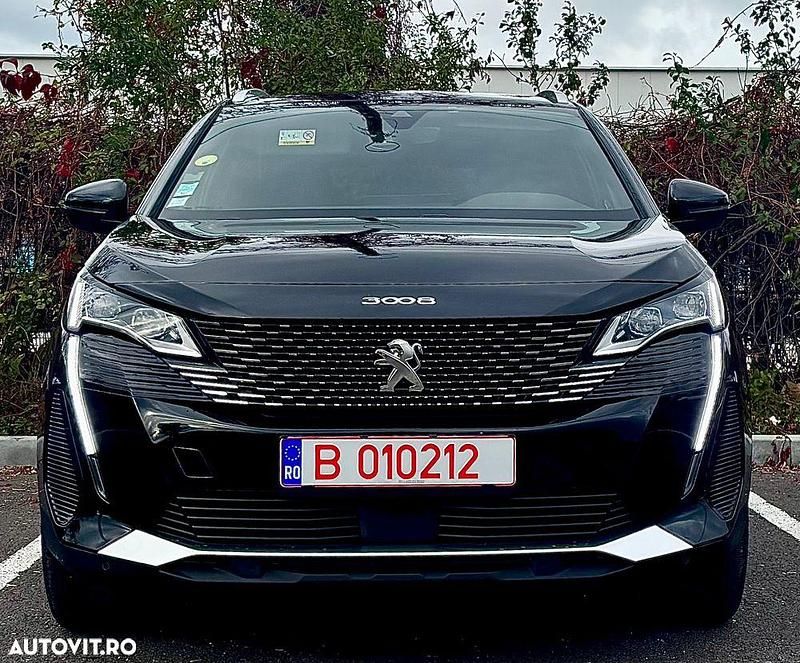 Culoarenegru Utilizat 2021 Peugeot 3008 GT-line SUV | 18.290 EUR (Preț OK) - Imagine 1/4