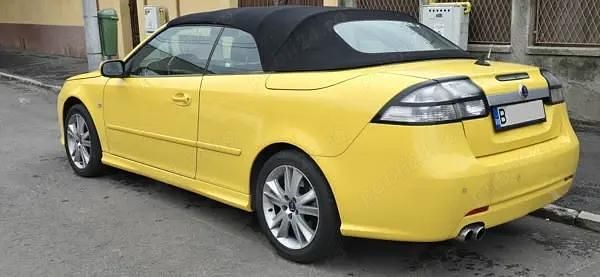 Second-hand Saab 9-3 Vector 150 CP (110 kW) 2008 Galben Cabrio