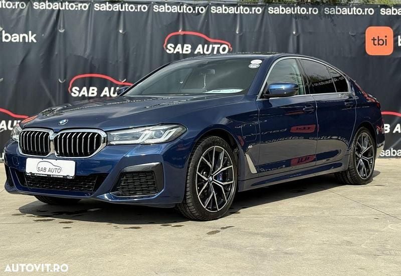 Albastru Utilizat 2021 BMW 530e M Sport Berlinǎ | 33.990 EUR (Preț OK) - Imagine 1/4