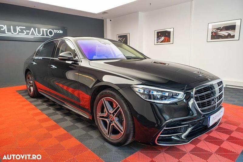 Culoarenegru Utilizat 2023 Mercedes S580 Berlinǎ | 118.580 EUR (Super Preț) - Imagine 1/4