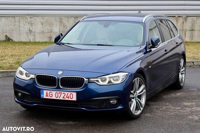 Culoarealbastru Utilizat 2017 BMW 320 Luxury Line Break | 12.500 EUR (Super Preț) - Imagine 1/4
