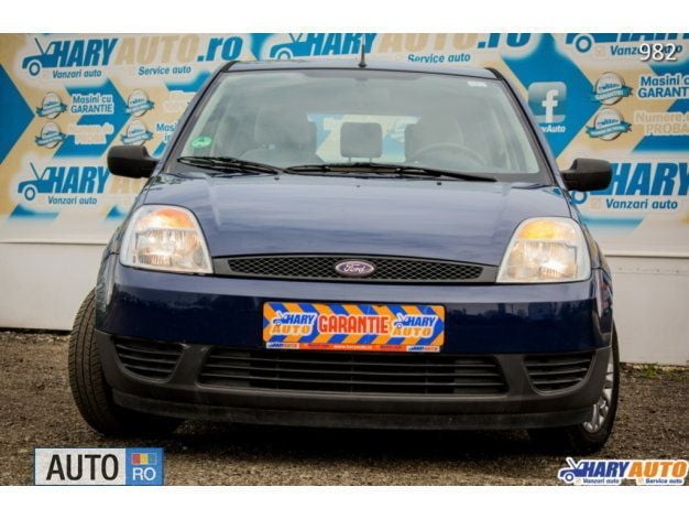 Second-hand Ford Fiesta 60 CP (44 kW) 2002 Albastru marin Hatchback