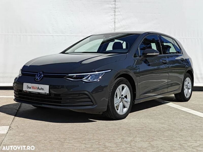 Gri Utilizat 2023 VW Golf VIII Life Hatchback | 20.900 EUR (Preț OK) - Imagine 1/4