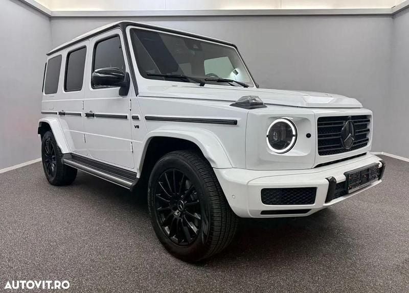 Culoarealb Utilizat 2022 Mercedes G500 Exclusive SUV | 139.695 EUR (Super Preț) - Imagine 1/4