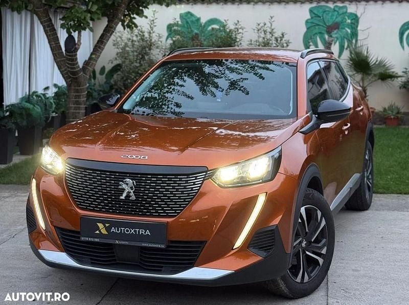 Culoareportocaliu Utilizat 2022 Peugeot 2008 Allure SUV | 14.999 EUR (Preț OK) - Imagine 1/4