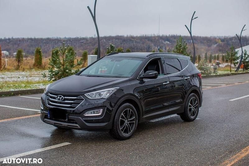 Culoarenegru Utilizat 2014 Hyundai Santa Fe Premium SUV | 12.999 EUR (Preț OK) - Imagine 1/4