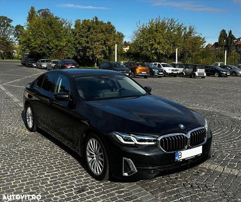 Culoarenegru Utilizat 2021 BMW 530 Comfort Edition Berlinǎ | 35.500 EUR (Super Preț) - Imagine 1/4