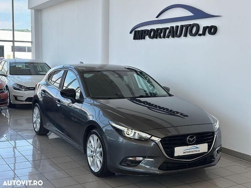Gri Utilizat 2018 Mazda 3 Sports-Line Berlinǎ | 10.290 EUR (Preț bun) - Imagine 1/4