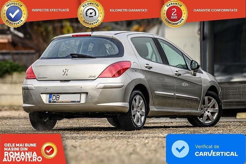 Second-hand Peugeot 308 Premium 120 CP (88 kW) 2008 Culoareargint Hatchback