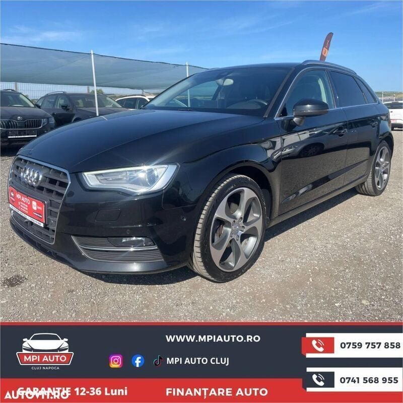 Negru Utilizat 2015 Audi A3 | 10.700 EUR (Preț OK) - Imagine 1/4