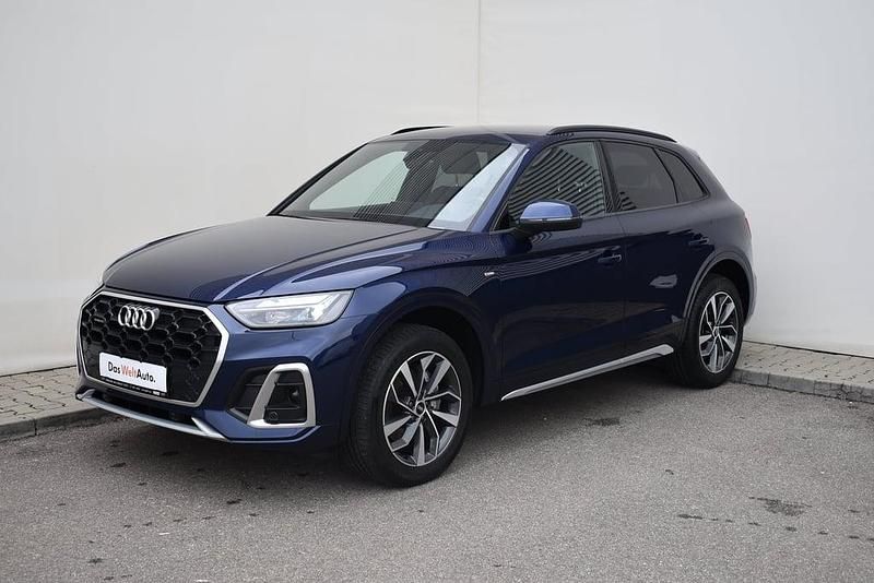 Albastru inchis metalic Utilizat 2022 Audi Q5 S-Line SUV | 44.000 EUR (Scump) - Imagine 1/4