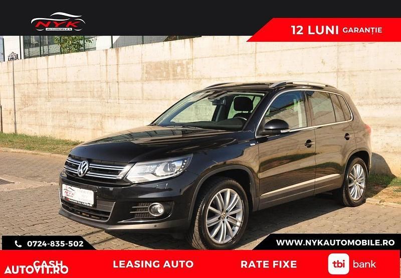 Culoarenegru Utilizat 2015 VW Tiguan Sportline SUV | 12.499 EUR (Preț bun) - Imagine 1/4