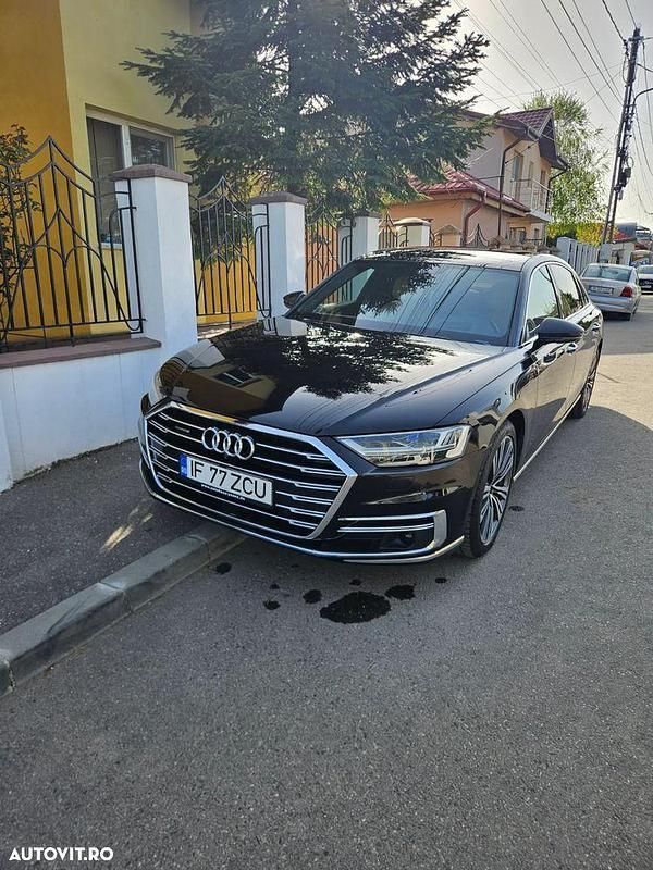 Negru Utilizat 2018 Audi A8L Berlinǎ | 40.000 EUR (Preț bun) - Imagine 1/4