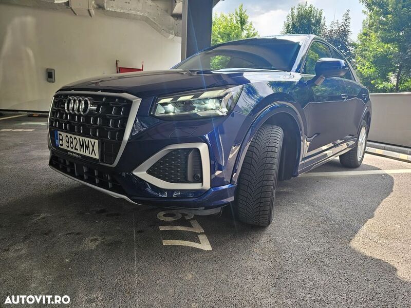 Albastru Utilizat 2022 Audi Q2 Advanced SUV | 26.000 EUR (Puțin scump) - Imagine 1/4