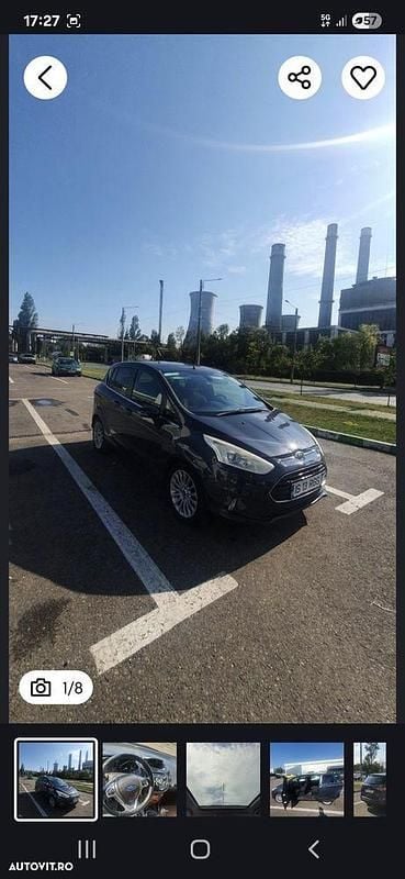 Culoaregri Utilizat 2013 Ford B-MAX Titanium Monovolum | 4.300 EUR - Imagine 1/4
