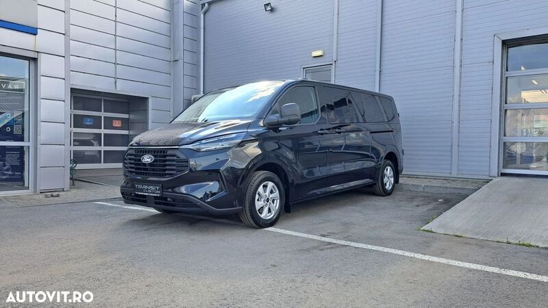 Negru Nouă 2025 Ford Transit Custom Trend Monovolum | 45.980 EUR - Imagine 1/4