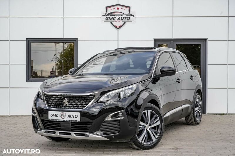 Negru Utilizat 2017 Peugeot 3008 GT-line SUV | 17.290 EUR (Preț OK) - Imagine 1/4