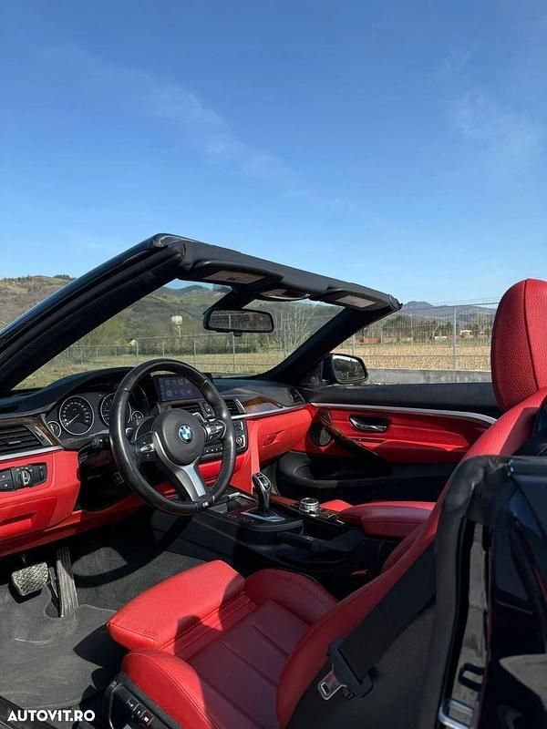 Negru Utilizat 2016 BMW 430 Cabriolet M Sport Cabrio | 24.800 EUR - Imagine 1/4