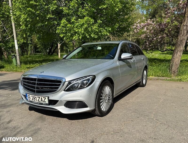 Gri Utilizat 2015 Mercedes C220 Avantgarde Break | 12.900 EUR (Preț OK) - Imagine 1/4
