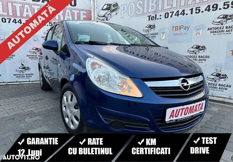 Albastru Utilizat 2009 Opel Corsa Enjoy Hatchback | 5.490 EUR (Puțin scump) - Imagine 1/4