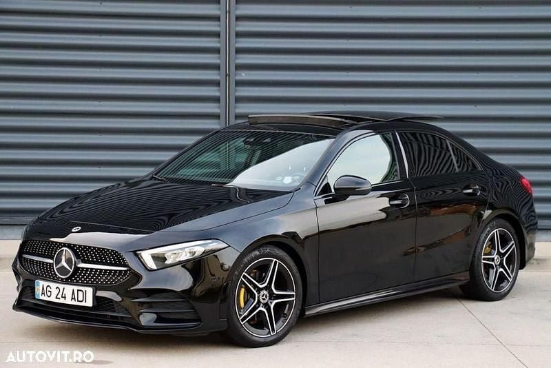 Culoarenegru Utilizat 2021 Mercedes A180 Advanced Berlinǎ | 21.950 EUR (Preț OK) - Imagine 1/4