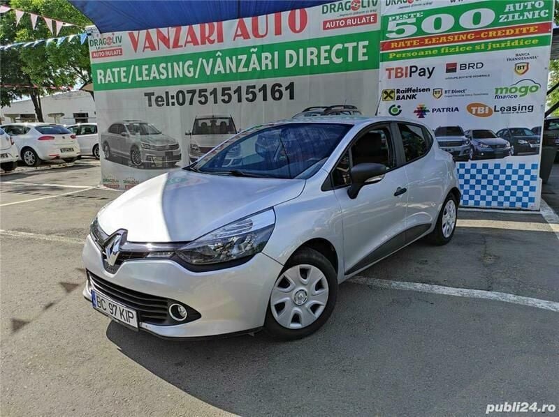 Argintiu Utilizat 2016 Renault Clio IV Hatchback | 6.499 EUR (Preț OK) - Imagine 1/4