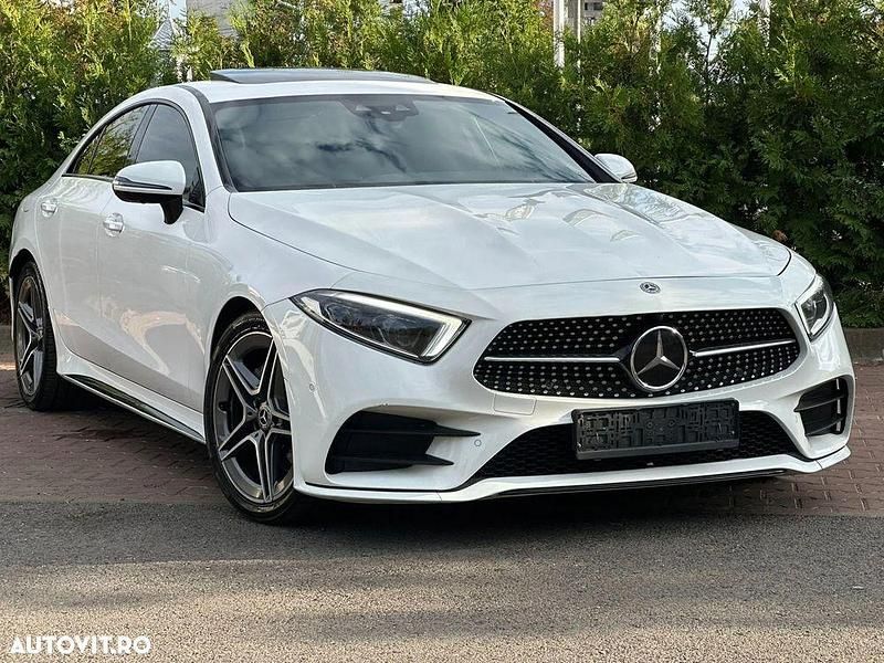 Culoarealb Utilizat 2021 Mercedes CLS220 AMG line Coupe | 38.500 EUR - Imagine 1/4