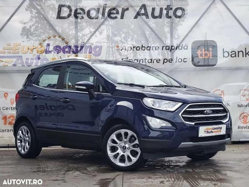 Culoarealbastru Utilizat 2020 Ford Ecosport Titanium SUV | 12.490 EUR (Preț bun) - Imagine 1/4