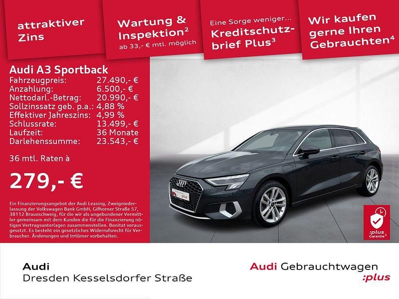 Utilizat 2021 Audi A3 Sportback e-tron Advanced Berlinǎ | 30.147 EUR - Imagine 1/1