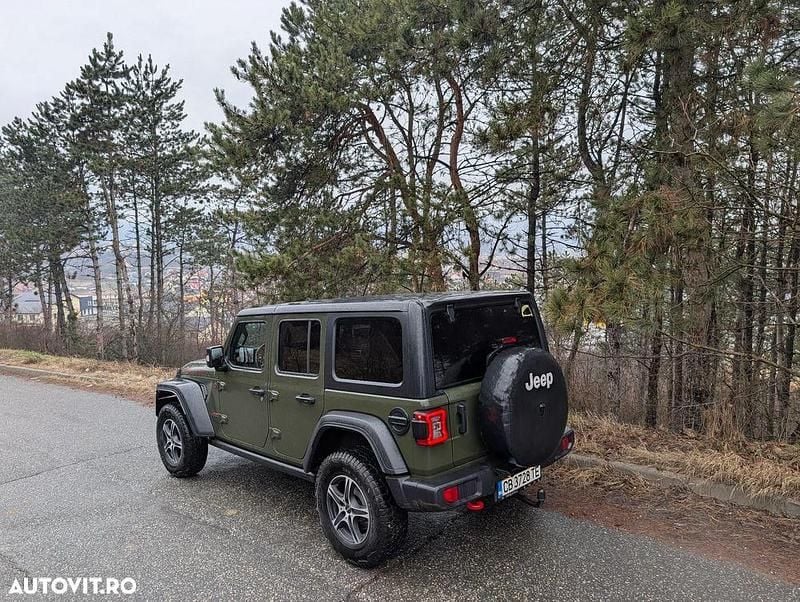 Second-hand Jeep Wrangler Rubicon 272 CP (200 kW) 2022 Culoareverde SUV