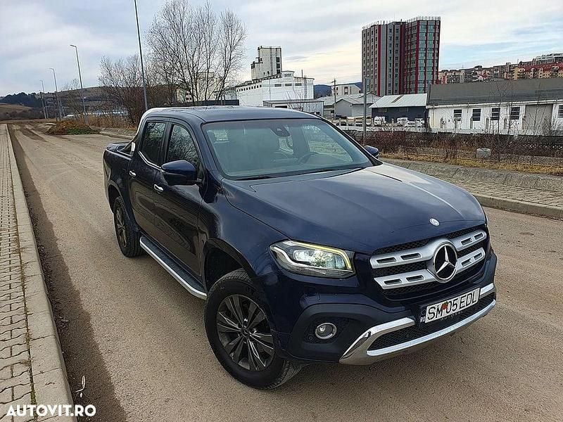 Second-hand Mercedes X250 Progressive 190 CP (139 kW) 2017 Culoarealbastru Pickup