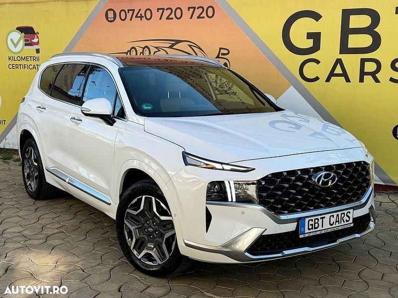Culoarealb Utilizat 2022 Hyundai Santa Fe Signature SUV | 33.490 EUR (Preț bun) - Imagine 1/4