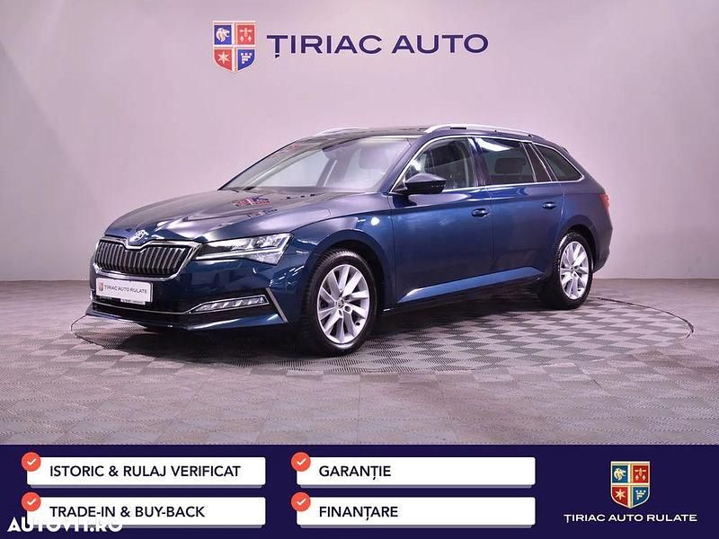 Culoarealbastru Utilizat 2021 Skoda Superb Break | 23.030 EUR (Preț OK) - Imagine 1/4