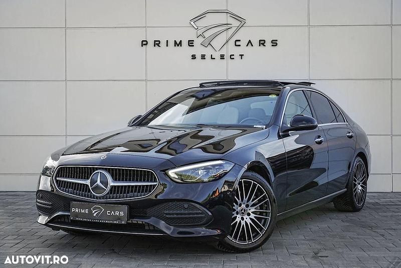 Culoarenegru Utilizat 2022 Mercedes C220 Avantgarde Berlinǎ | 35.998 EUR (Puțin scump) - Imagine 1/4
