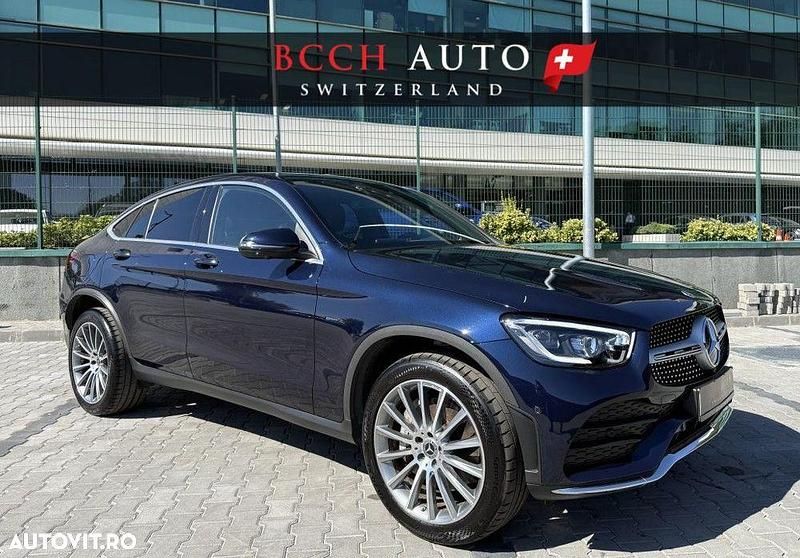 Culoarealbastru Utilizat 2021 Mercedes GLC300 Coupe | 54.857 EUR - Imagine 1/4