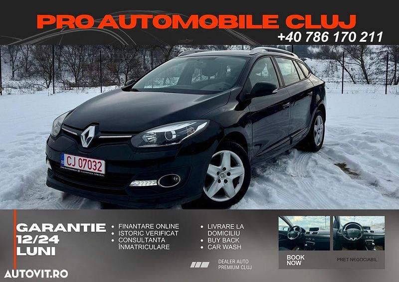 Second-hand Renault Mégane GrandTour Dynamique 110 CP (80 kW) 2014 Culoarenegru Break