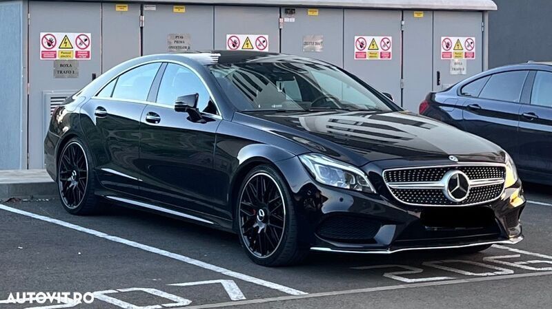Negru Utilizat 2015 Mercedes CLS350 Coupe | 22.850 EUR (Scump) - Imagine 1/4